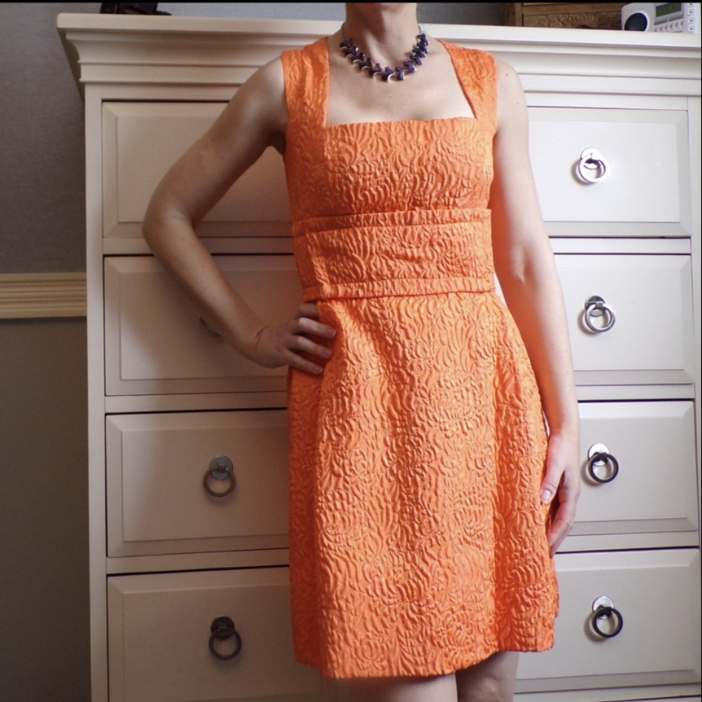 1960's VOGUE DRESS square neckline 60's S